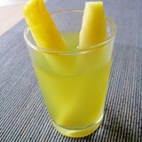 節約✨パイナップルの芯のレモン緑茶✨